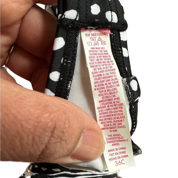 Victoria's Secrete 2pc Swimsuit Bikini Top & Black Skirt Swim Bottom‎ - Picture 10 of 15